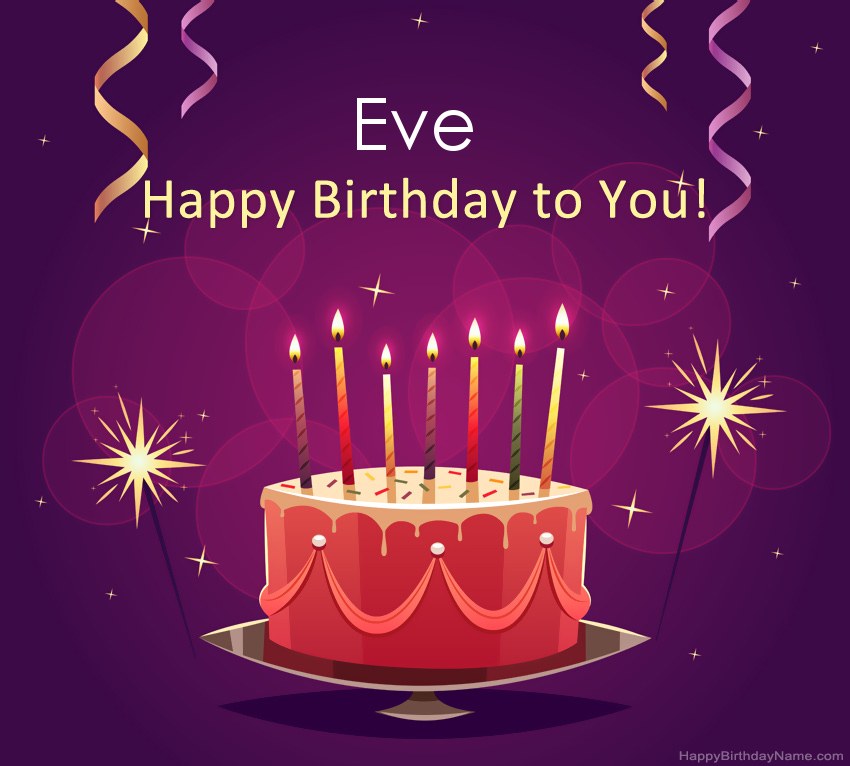 Funny greetings for Happy Birthday Eve pictures