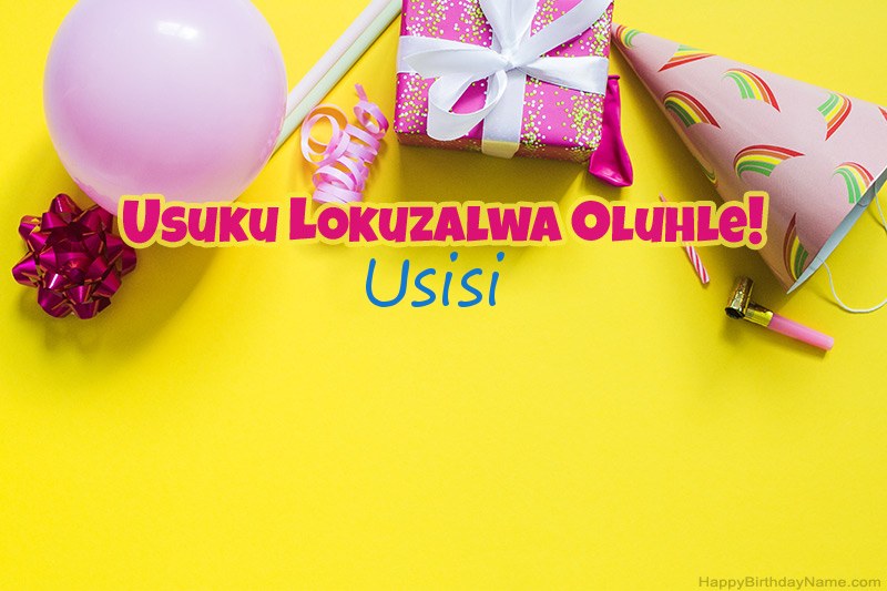 Happy Birthday Usisi ku-prose